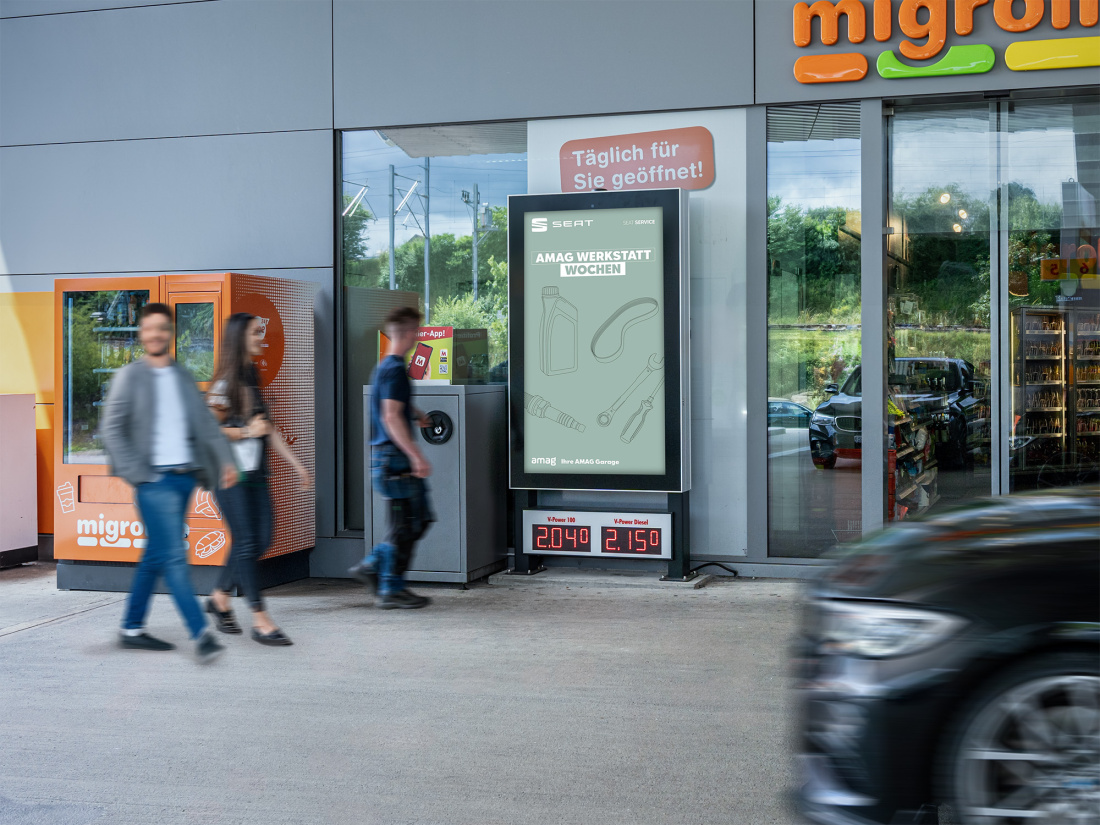 Back to service: How Livesystems and AMAG Retail achieved measurable success for the workshop weeks with DOOH