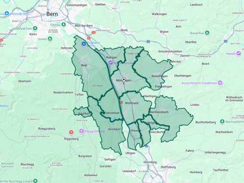 Région de Münsingen et Belp