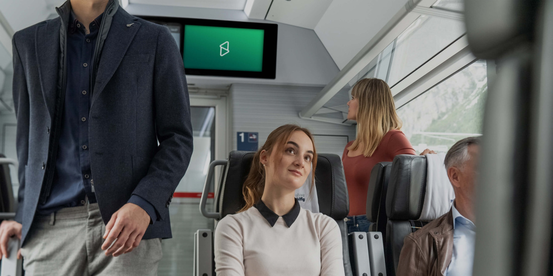 DOOH-Angebote im Zug