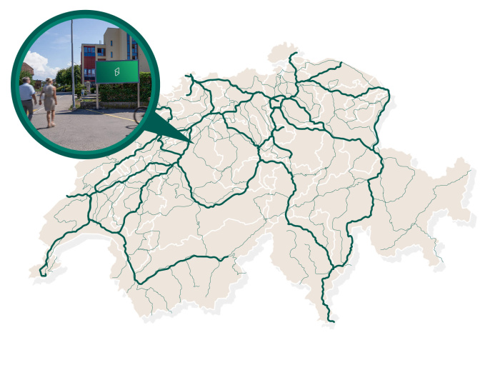 Strassennetz Schweiz